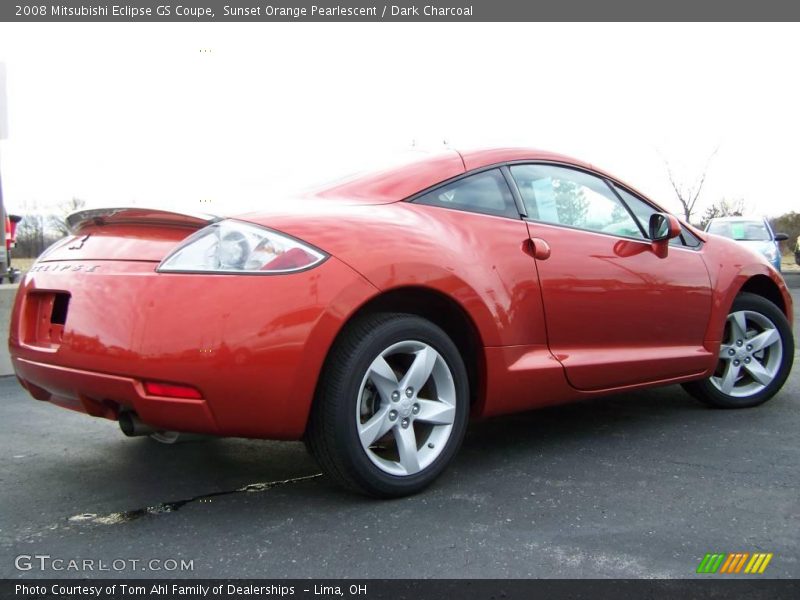 Sunset Orange Pearlescent / Dark Charcoal 2008 Mitsubishi Eclipse GS Coupe