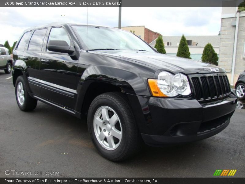 Black / Dark Slate Gray 2008 Jeep Grand Cherokee Laredo 4x4