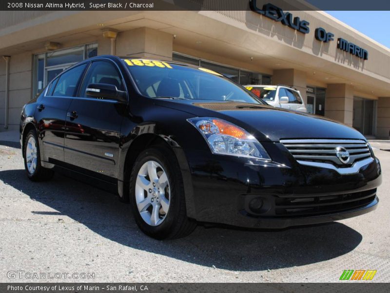 Super Black / Charcoal 2008 Nissan Altima Hybrid