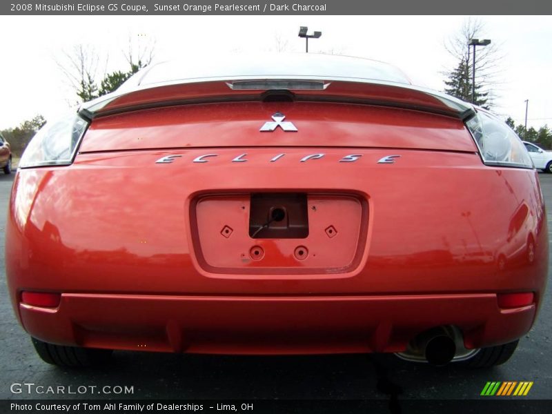 Sunset Orange Pearlescent / Dark Charcoal 2008 Mitsubishi Eclipse GS Coupe