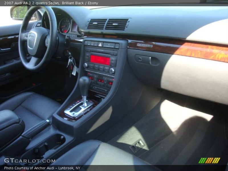 Brilliant Black / Ebony 2007 Audi A4 3.2 quattro Sedan