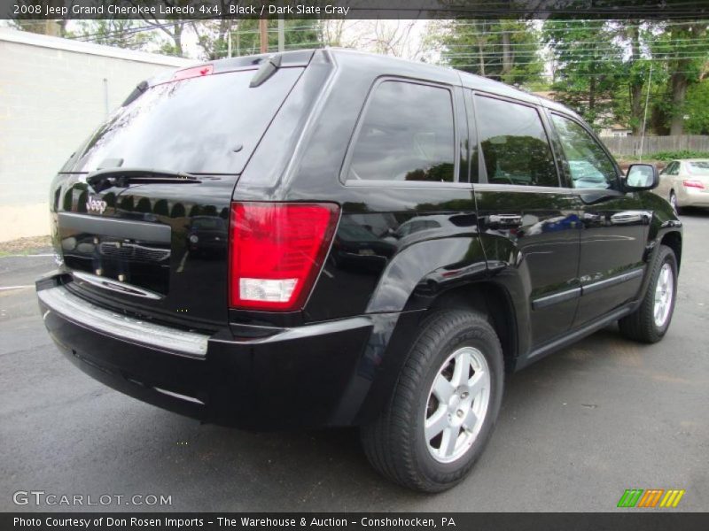 Black / Dark Slate Gray 2008 Jeep Grand Cherokee Laredo 4x4