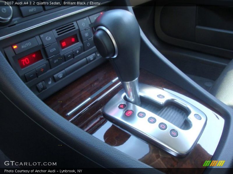 Brilliant Black / Ebony 2007 Audi A4 3.2 quattro Sedan