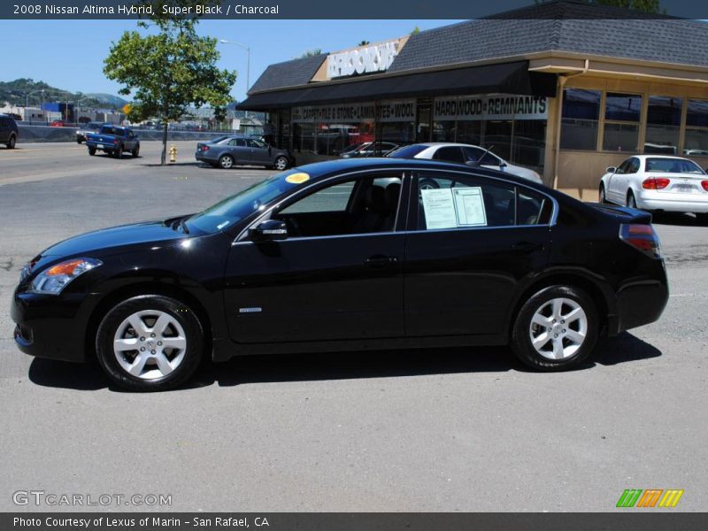 Super Black / Charcoal 2008 Nissan Altima Hybrid