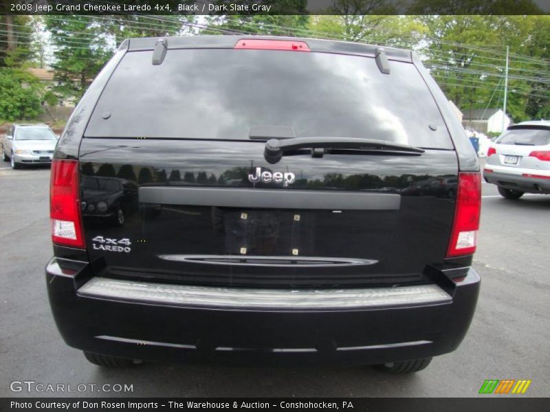 Black / Dark Slate Gray 2008 Jeep Grand Cherokee Laredo 4x4