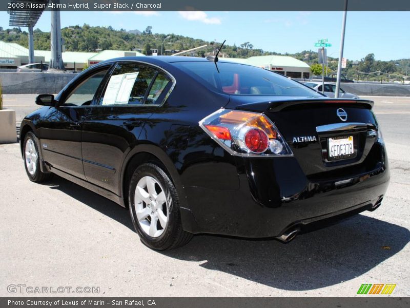 Super Black / Charcoal 2008 Nissan Altima Hybrid