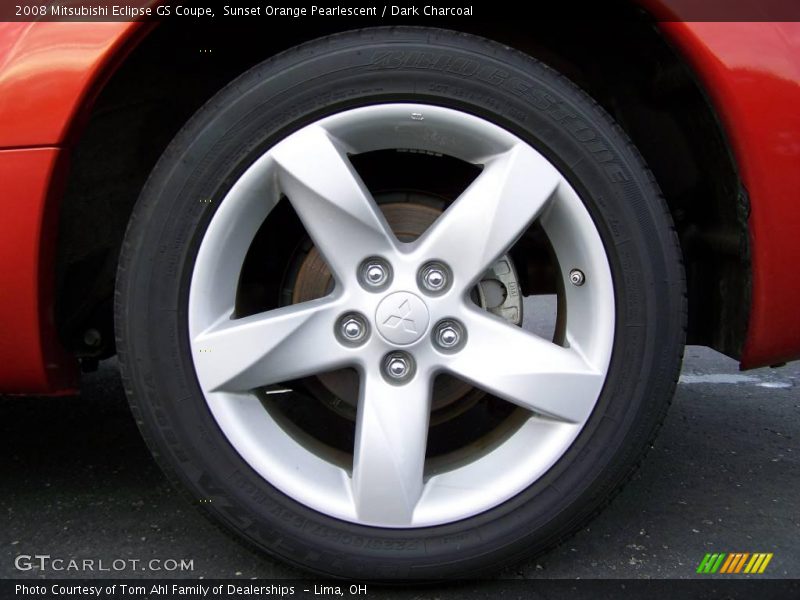 Sunset Orange Pearlescent / Dark Charcoal 2008 Mitsubishi Eclipse GS Coupe