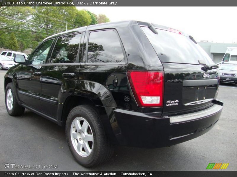 Black / Dark Slate Gray 2008 Jeep Grand Cherokee Laredo 4x4