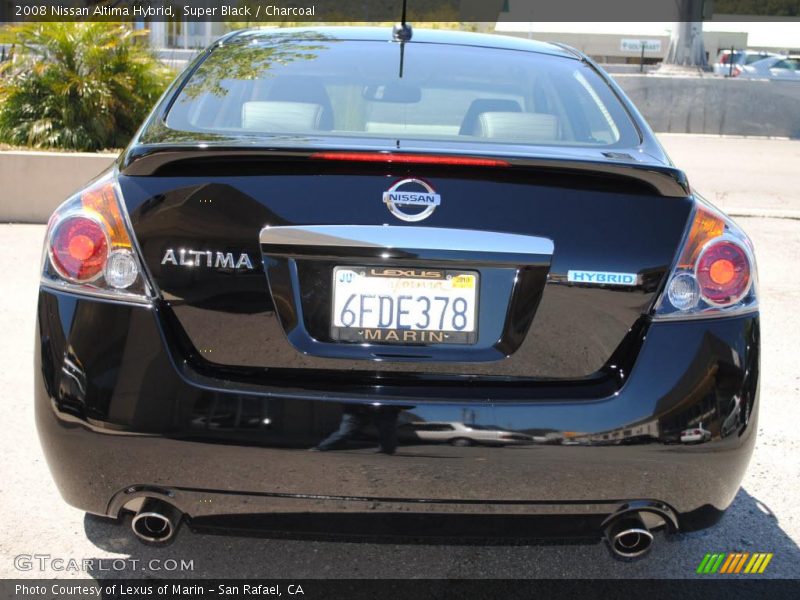 Super Black / Charcoal 2008 Nissan Altima Hybrid