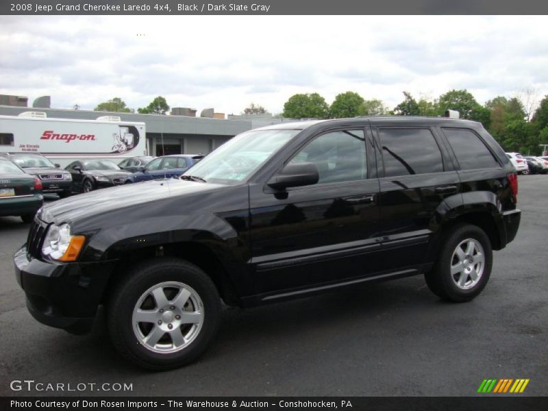 Black / Dark Slate Gray 2008 Jeep Grand Cherokee Laredo 4x4