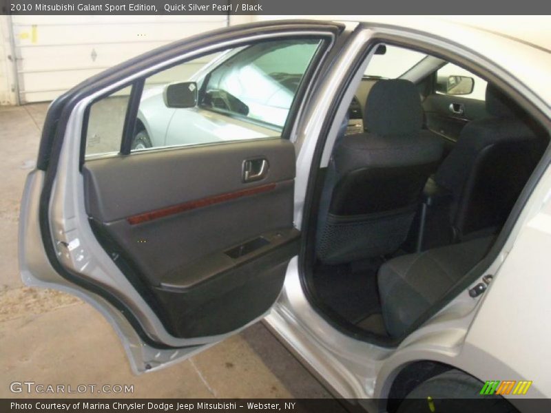 Quick Silver Pearl / Black 2010 Mitsubishi Galant Sport Edition