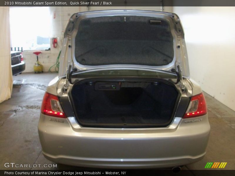 Quick Silver Pearl / Black 2010 Mitsubishi Galant Sport Edition