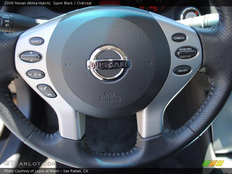 Super Black / Charcoal 2008 Nissan Altima Hybrid