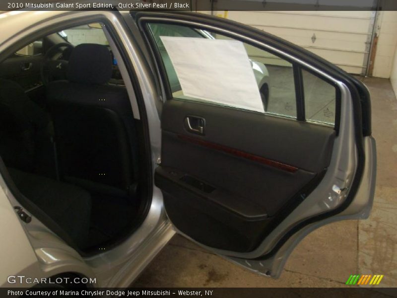 Quick Silver Pearl / Black 2010 Mitsubishi Galant Sport Edition