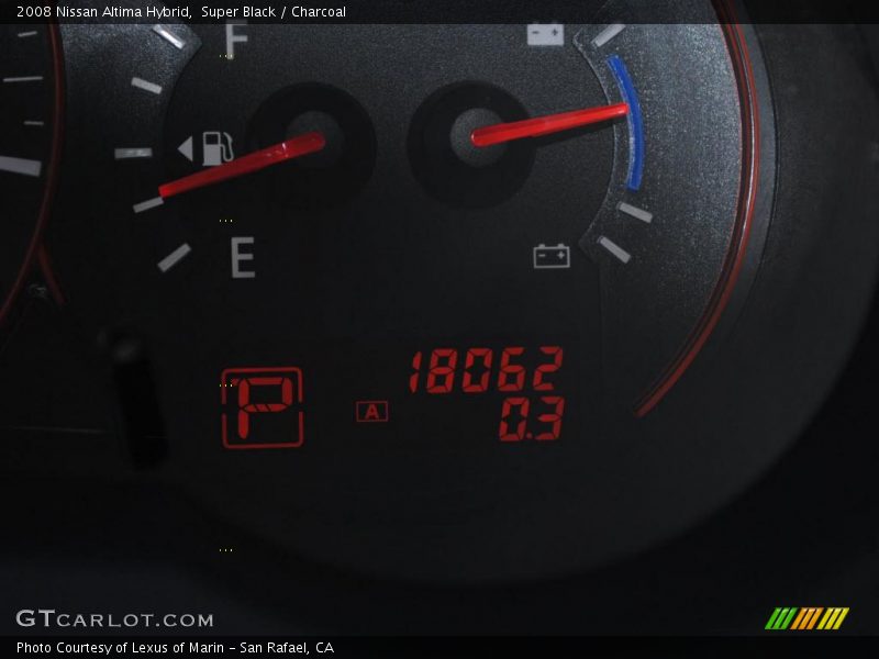 Super Black / Charcoal 2008 Nissan Altima Hybrid