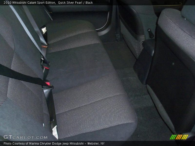 Quick Silver Pearl / Black 2010 Mitsubishi Galant Sport Edition