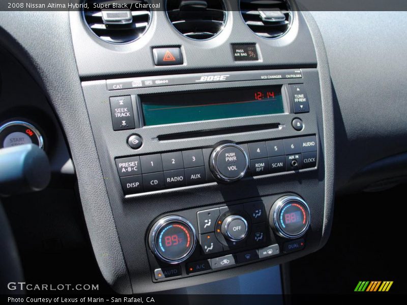 Super Black / Charcoal 2008 Nissan Altima Hybrid