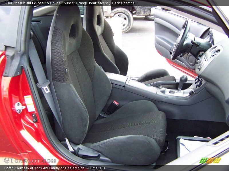 Sunset Orange Pearlescent / Dark Charcoal 2008 Mitsubishi Eclipse GS Coupe