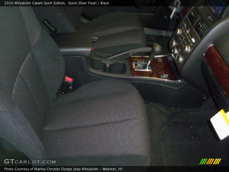 Quick Silver Pearl / Black 2010 Mitsubishi Galant Sport Edition