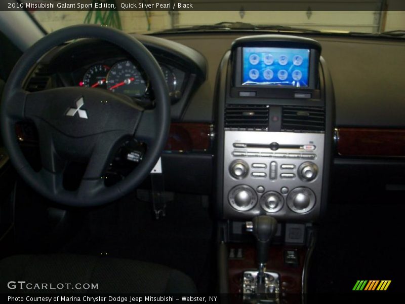 Quick Silver Pearl / Black 2010 Mitsubishi Galant Sport Edition