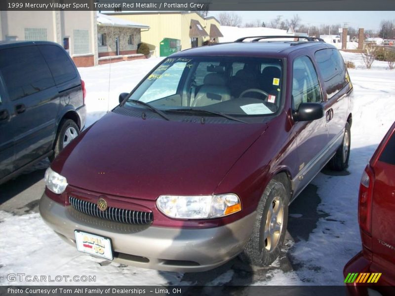 Toreador Red Metallic / Portland Grey 1999 Mercury Villager Sport