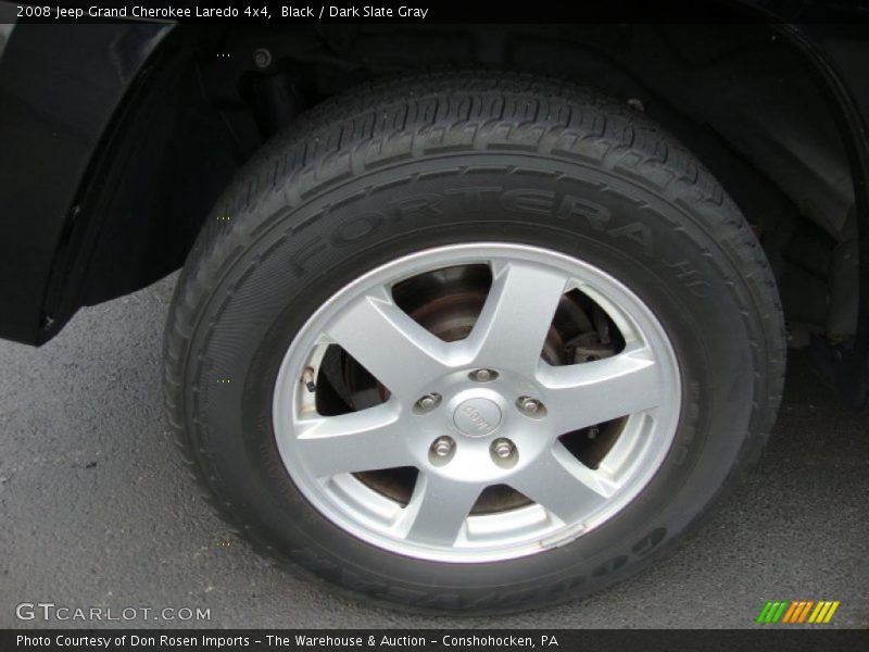 Black / Dark Slate Gray 2008 Jeep Grand Cherokee Laredo 4x4