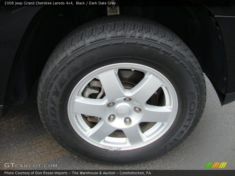 Black / Dark Slate Gray 2008 Jeep Grand Cherokee Laredo 4x4