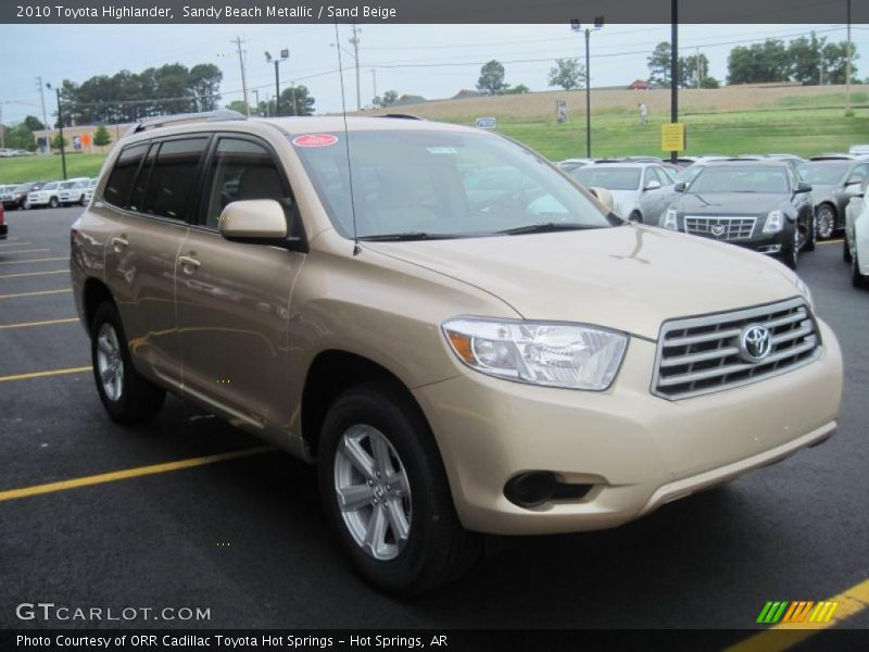 Sandy Beach Metallic / Sand Beige 2010 Toyota Highlander