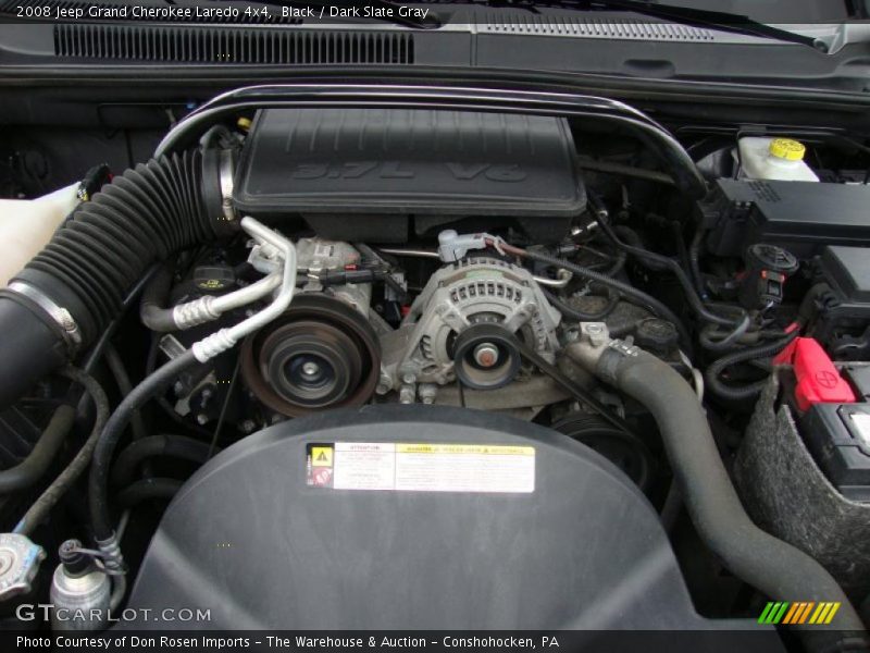 Black / Dark Slate Gray 2008 Jeep Grand Cherokee Laredo 4x4