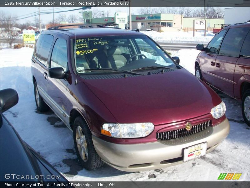 Toreador Red Metallic / Portland Grey 1999 Mercury Villager Sport