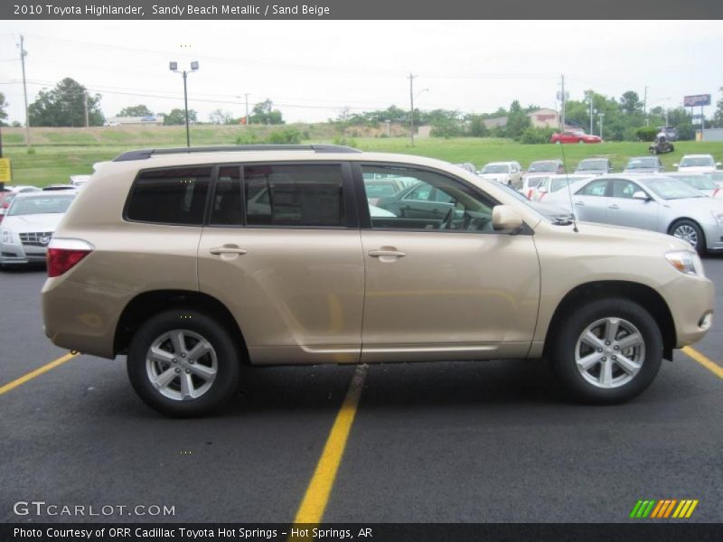 Sandy Beach Metallic / Sand Beige 2010 Toyota Highlander