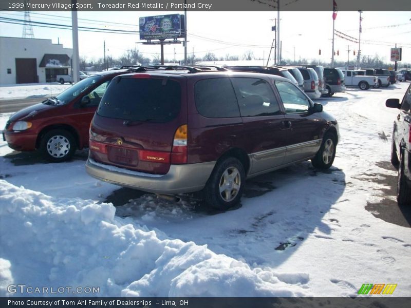 Toreador Red Metallic / Portland Grey 1999 Mercury Villager Sport