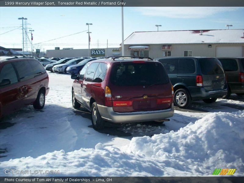 Toreador Red Metallic / Portland Grey 1999 Mercury Villager Sport