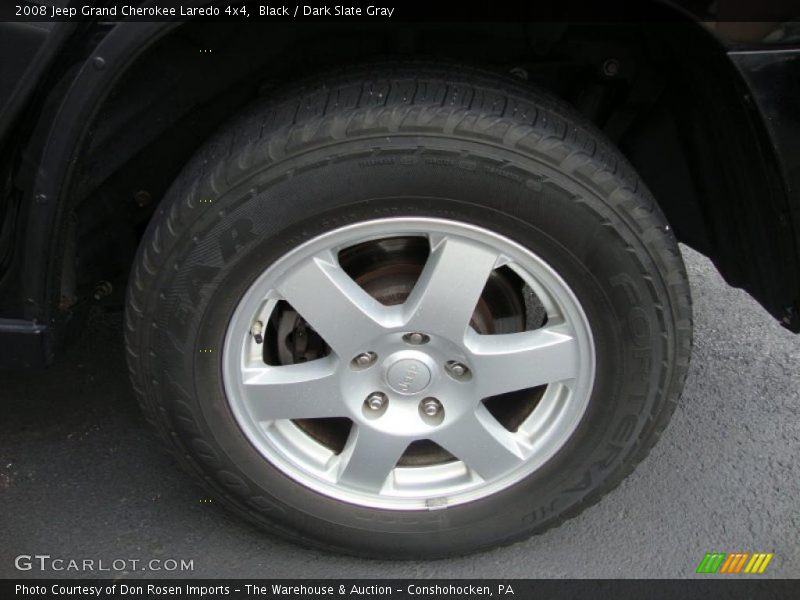 Black / Dark Slate Gray 2008 Jeep Grand Cherokee Laredo 4x4