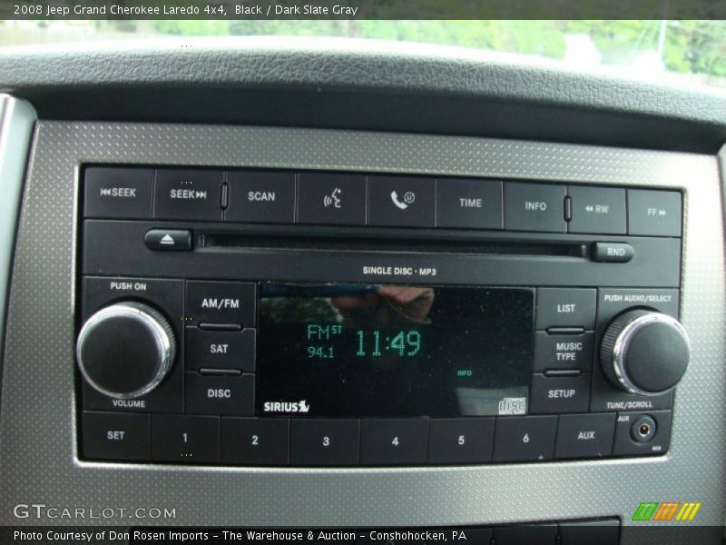 Black / Dark Slate Gray 2008 Jeep Grand Cherokee Laredo 4x4