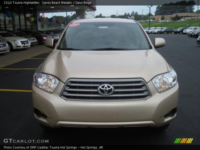 Sandy Beach Metallic / Sand Beige 2010 Toyota Highlander