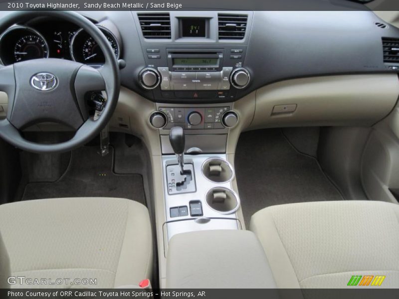 Sandy Beach Metallic / Sand Beige 2010 Toyota Highlander