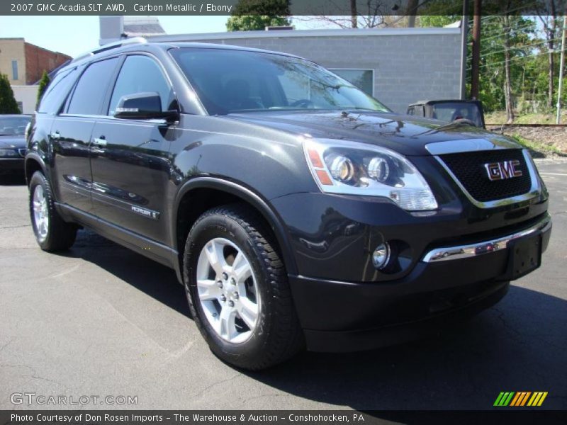 Carbon Metallic / Ebony 2007 GMC Acadia SLT AWD