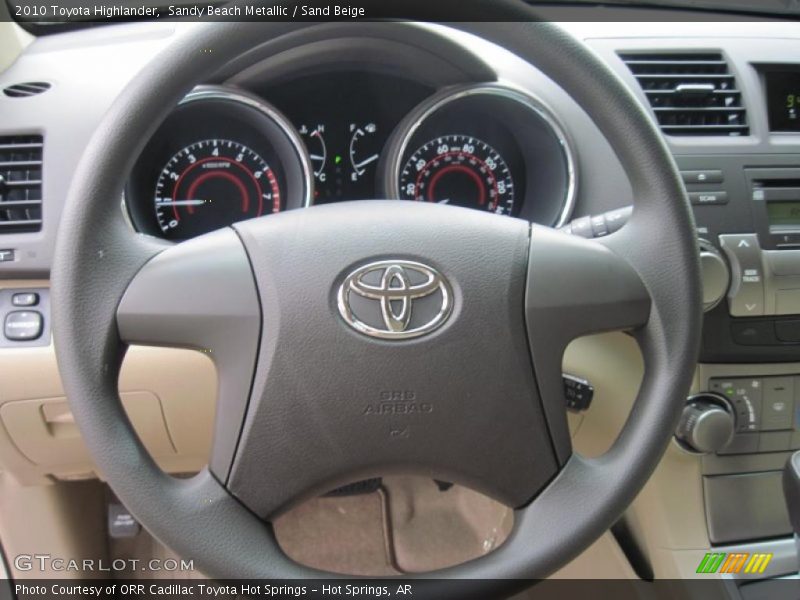 Sandy Beach Metallic / Sand Beige 2010 Toyota Highlander