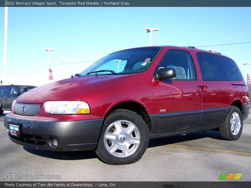 Toreador Red Metallic / Portland Gray 2002 Mercury Villager Sport