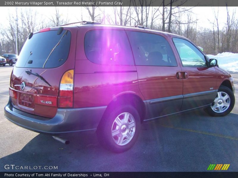 Toreador Red Metallic / Portland Gray 2002 Mercury Villager Sport