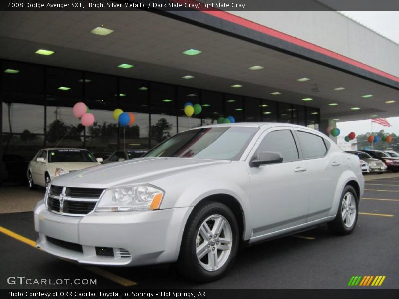 Bright Silver Metallic / Dark Slate Gray/Light Slate Gray 2008 Dodge Avenger SXT