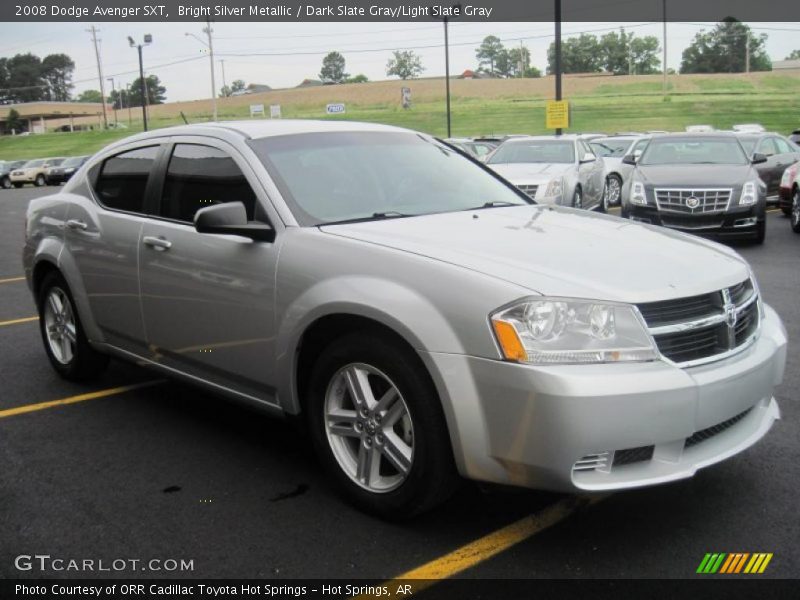 Bright Silver Metallic / Dark Slate Gray/Light Slate Gray 2008 Dodge Avenger SXT