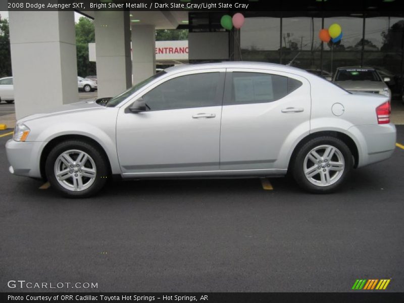 Bright Silver Metallic / Dark Slate Gray/Light Slate Gray 2008 Dodge Avenger SXT