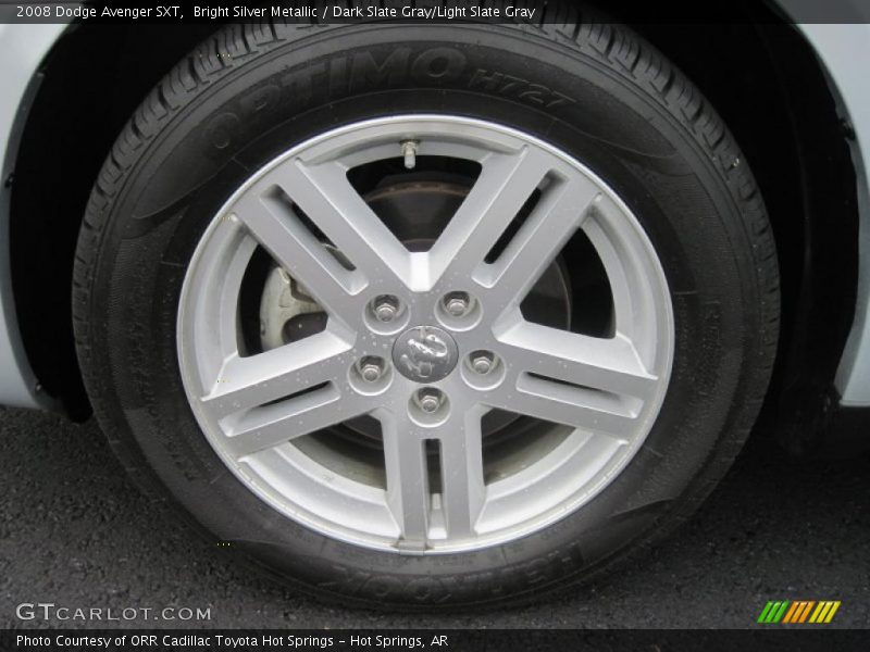 Bright Silver Metallic / Dark Slate Gray/Light Slate Gray 2008 Dodge Avenger SXT