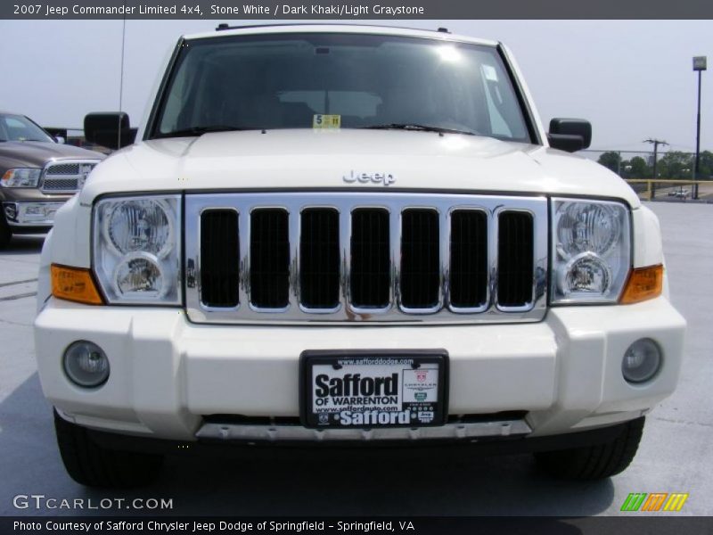 Stone White / Dark Khaki/Light Graystone 2007 Jeep Commander Limited 4x4