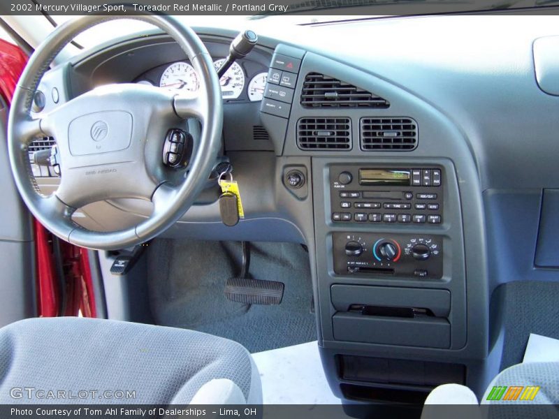 Toreador Red Metallic / Portland Gray 2002 Mercury Villager Sport