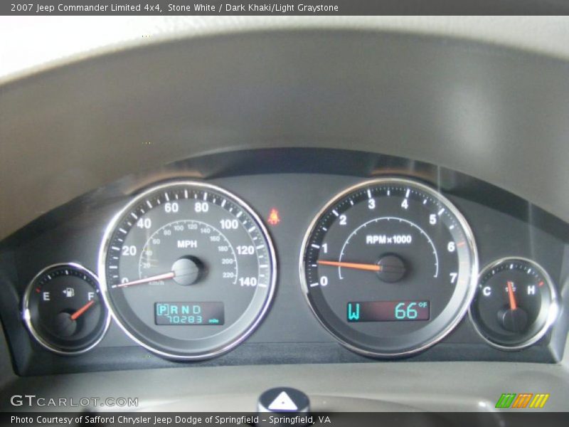 Stone White / Dark Khaki/Light Graystone 2007 Jeep Commander Limited 4x4
