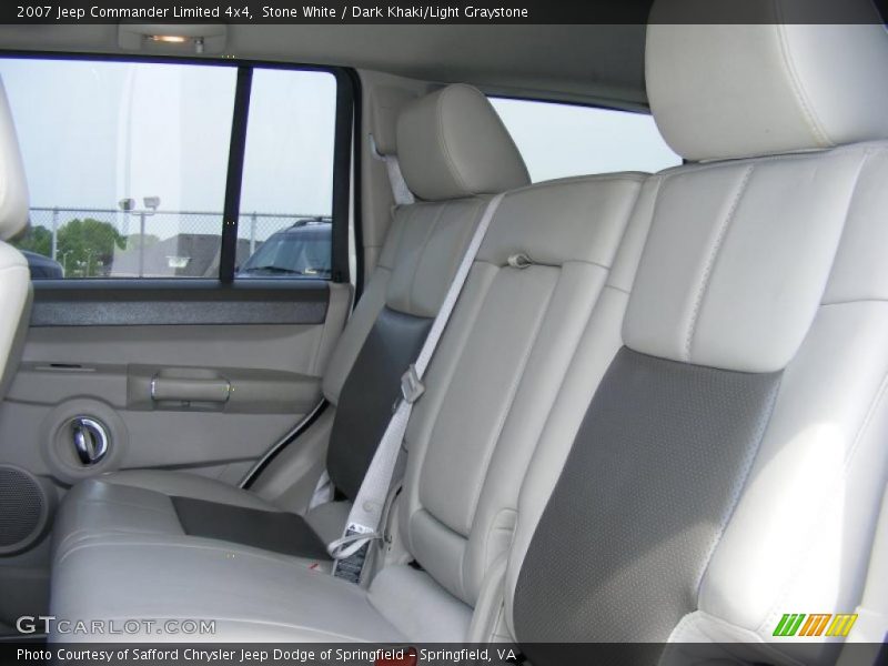 Stone White / Dark Khaki/Light Graystone 2007 Jeep Commander Limited 4x4