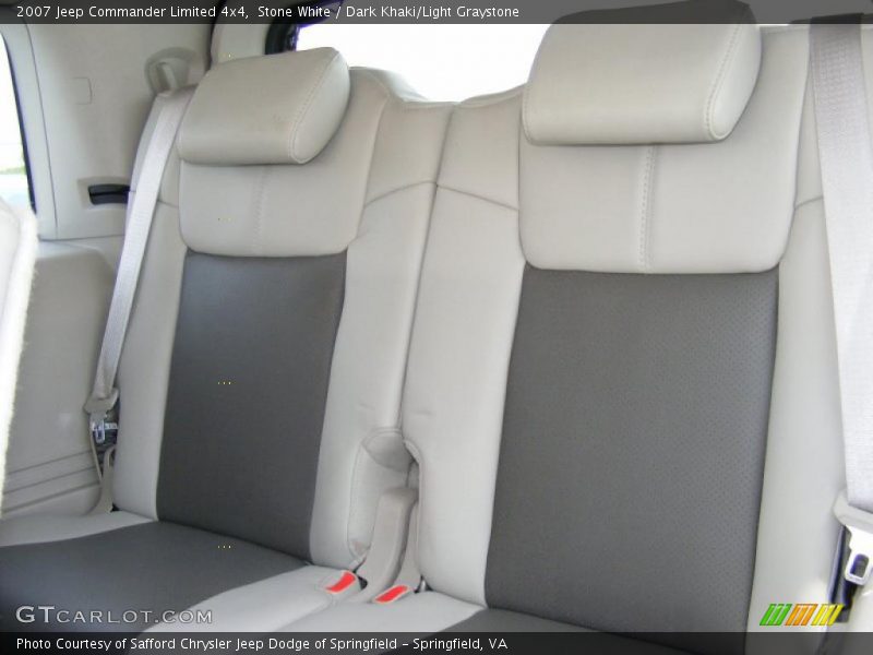 Stone White / Dark Khaki/Light Graystone 2007 Jeep Commander Limited 4x4